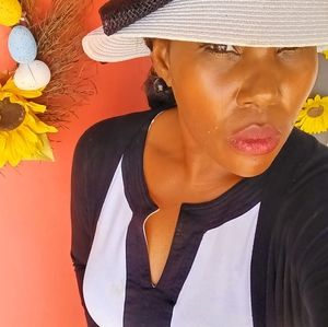 Black and White Maxi Dress Size L